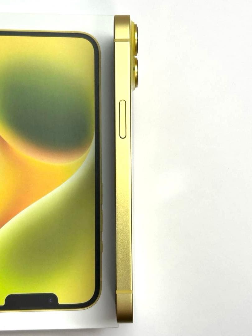 【超美品】iPhone 14 128GB イエロー SIMフリー 箱付き