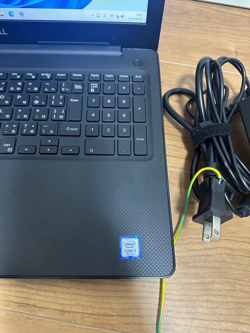 Windowsノート本体 DELL Vostro 3581 i3 7020U SSD128GB+500GB