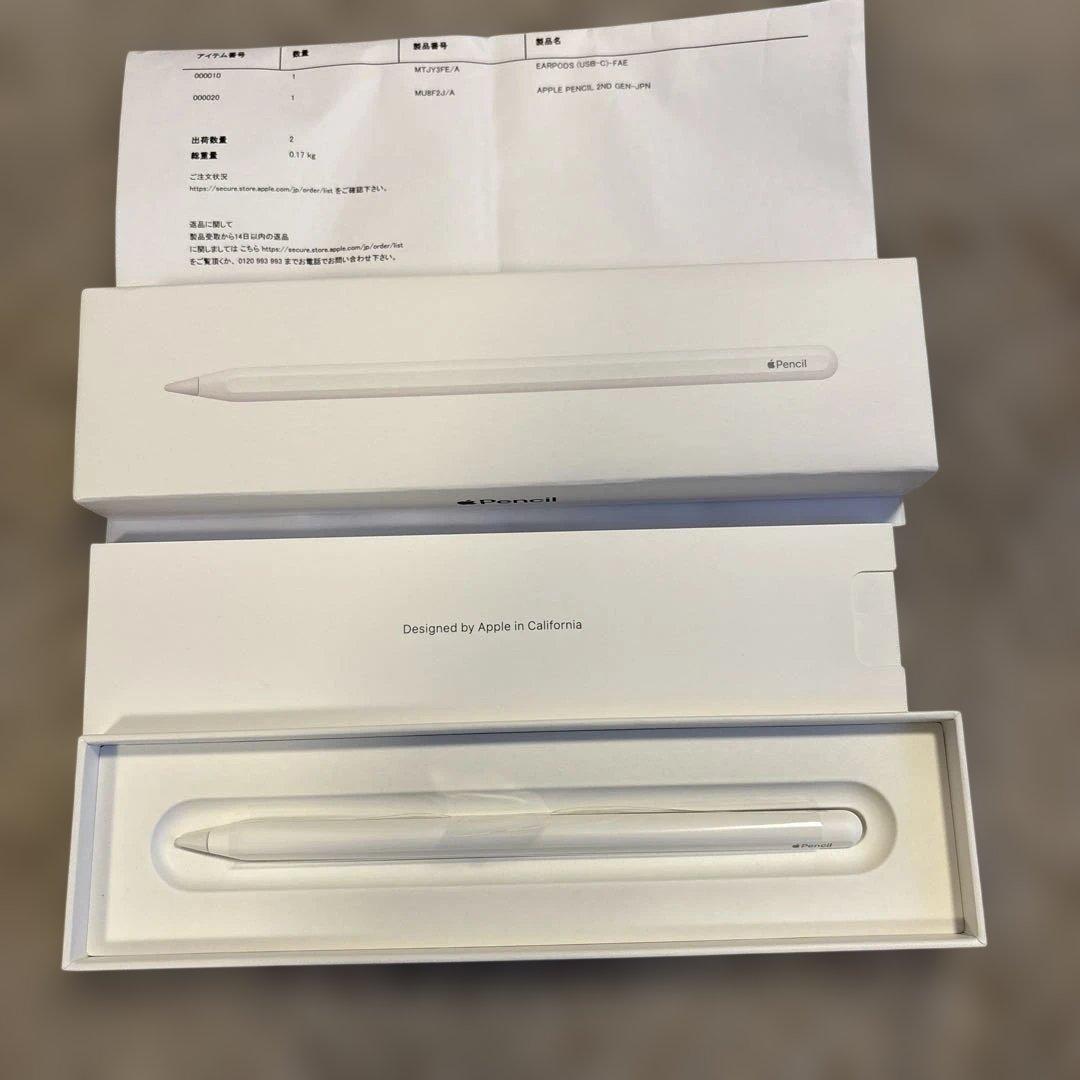 美品 使用回数少ない Apple Pencil 第2世代 MU8F2J/A