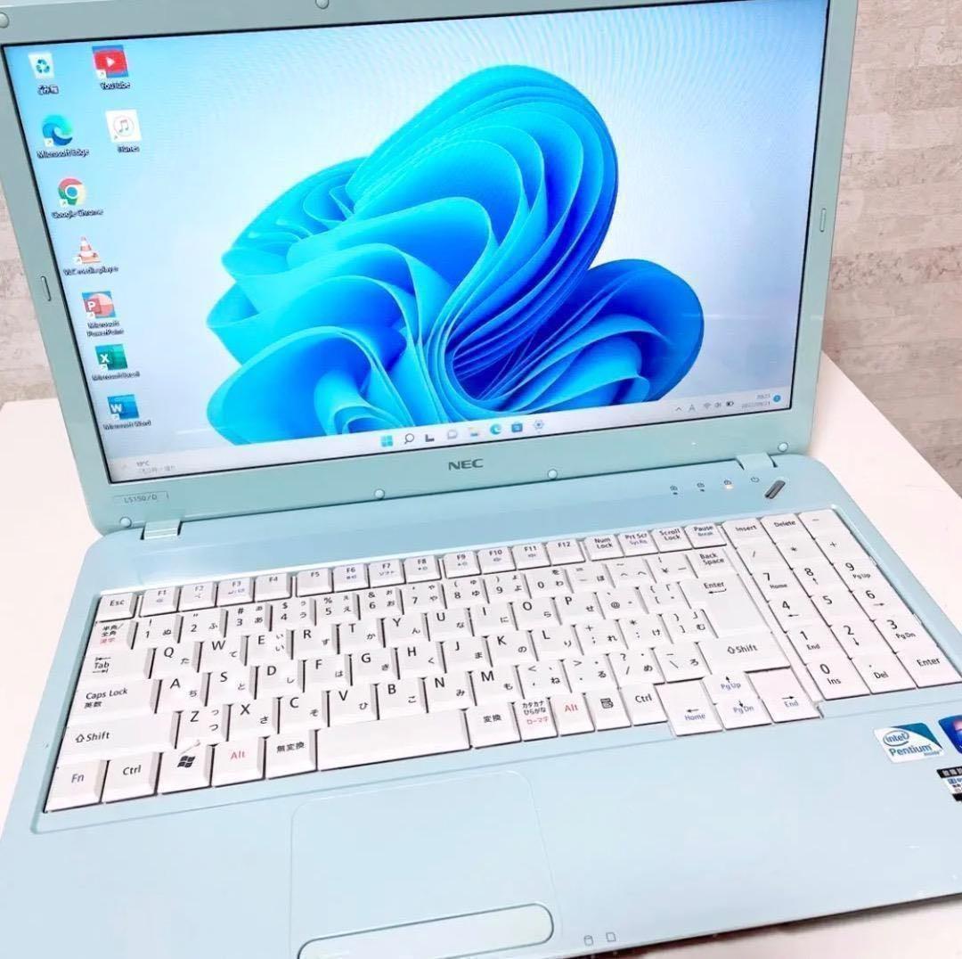 ★HDD大容量★事務作業に最適 NEC ノートパソコン Win11 動作スムーズ