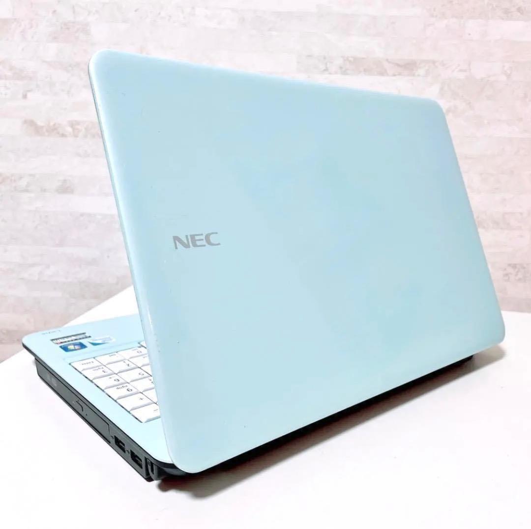 ★HDD大容量★事務作業に最適 NEC ノートパソコン Win11 動作スムーズ