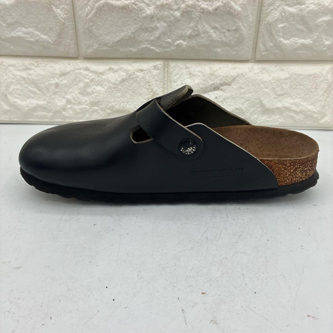 【良品】ビルケンシュトック ボストン サボサンダル 23cm ブラック ナロー幅
