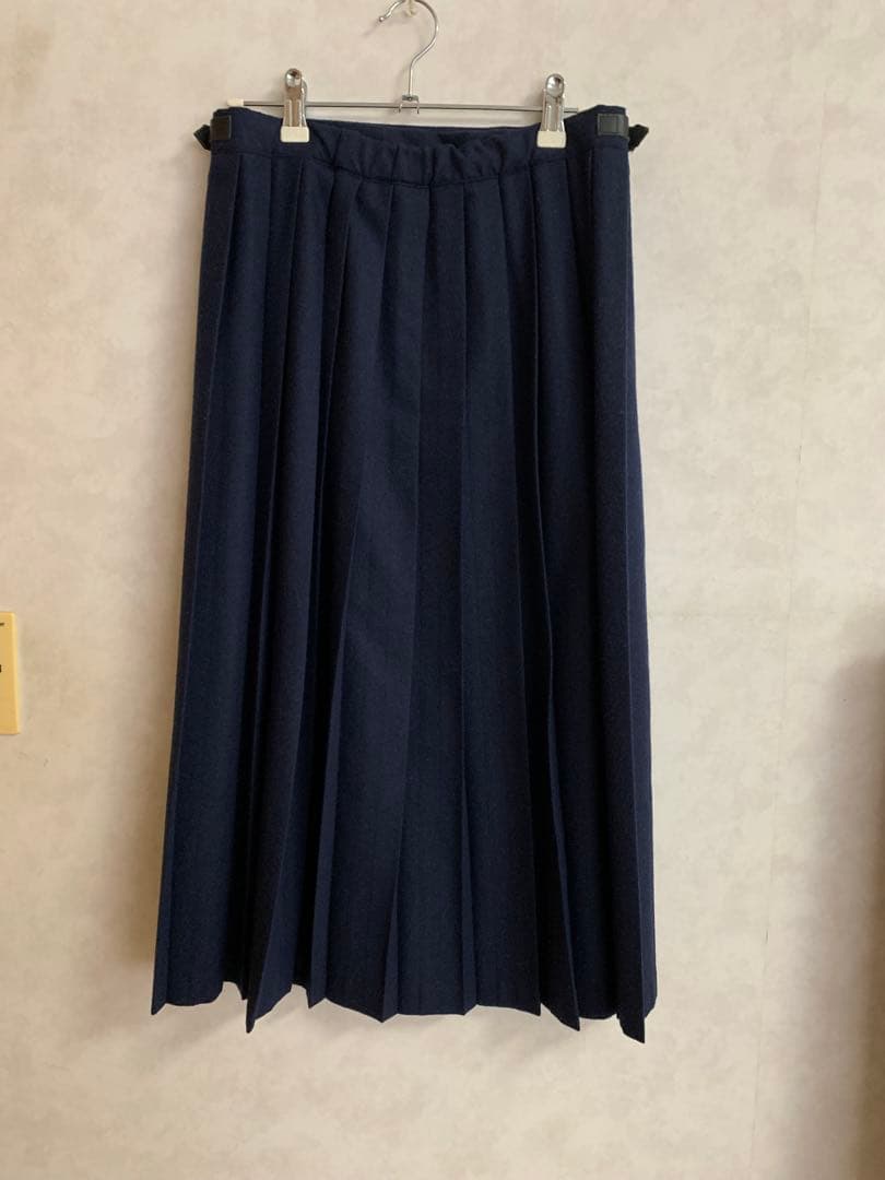 【オニールオブダブリン】ネイビー プリーツスカート