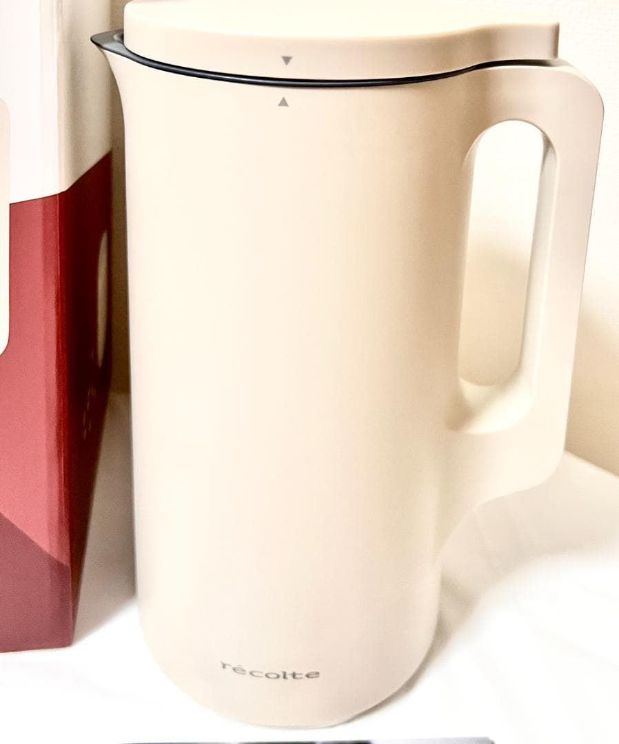 新品未使用 レコルト recolte 自動調理ポットクリームホワイトスープメーカ