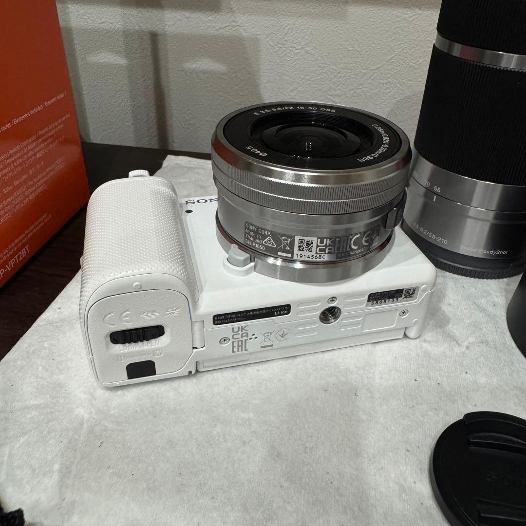 SONY ZV-E10 ホワイト ダブルズームレンズキット