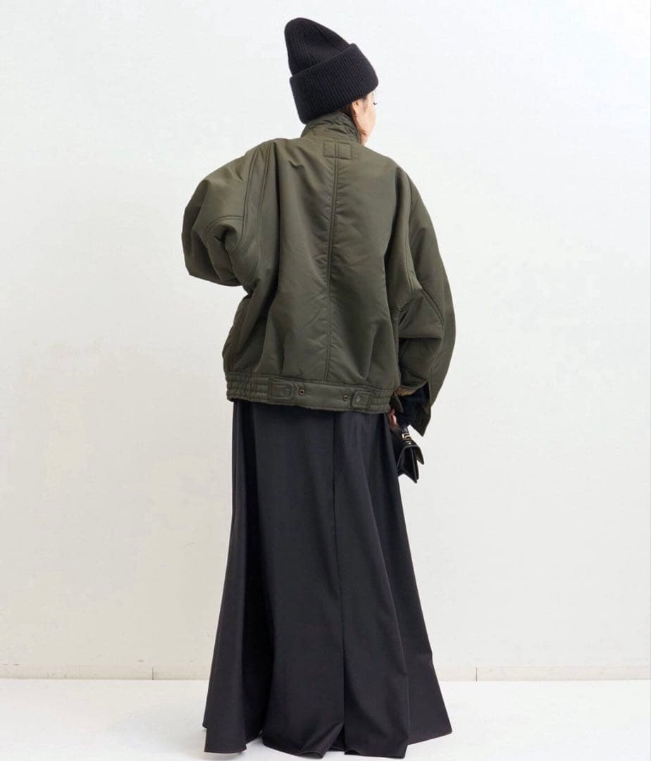 MM 【R13】RIBBED FLIGHT BOMBER JACKET