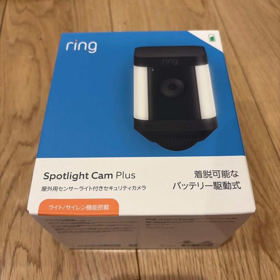 未使用品　アマゾン　Ring Spotlight Cam Plus