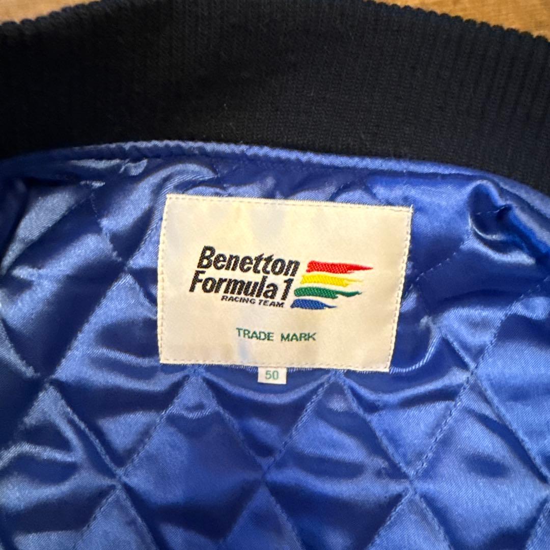 【超希少・極美品】90s ベネトン F1 レーシングジャケット ルノー 刺繍ロゴ