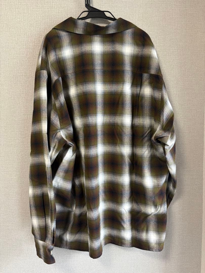 25FW wacko maria オープンカラー オンブレシャツ L