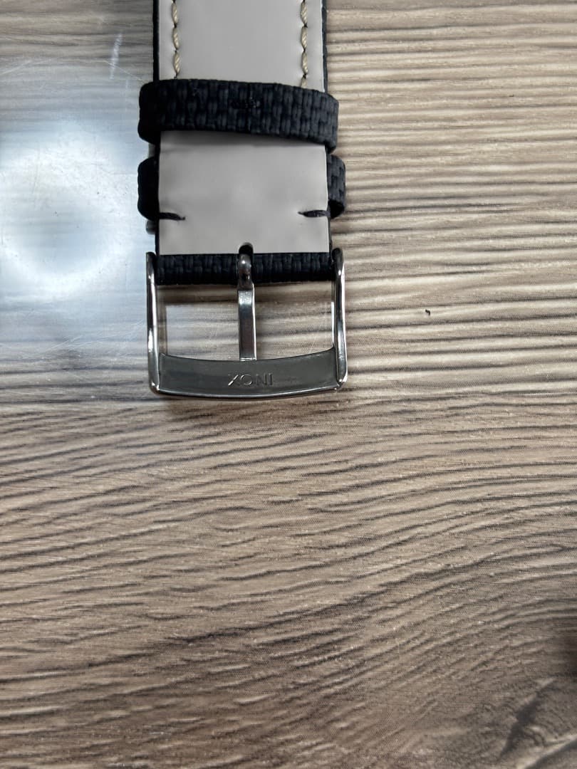 【美品】ジャン・ルソー　ノンレザー　ブラック　ラバーストラップ