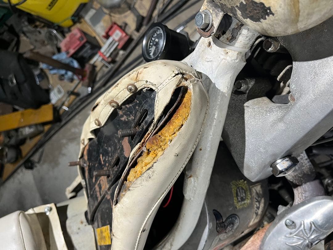 ジュリアーリ　プレーン　ソロシートピリオンパッド　セット