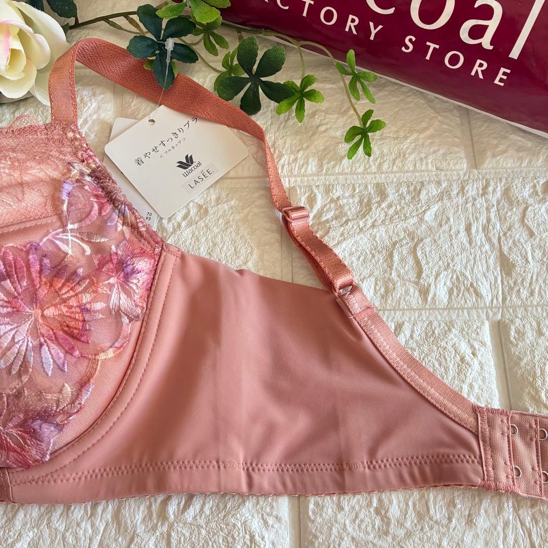 Wacoal ラゼ 着やせすっきりブラ上下セットF70❣️OR✿·͜·素敵❁⃘*.゜