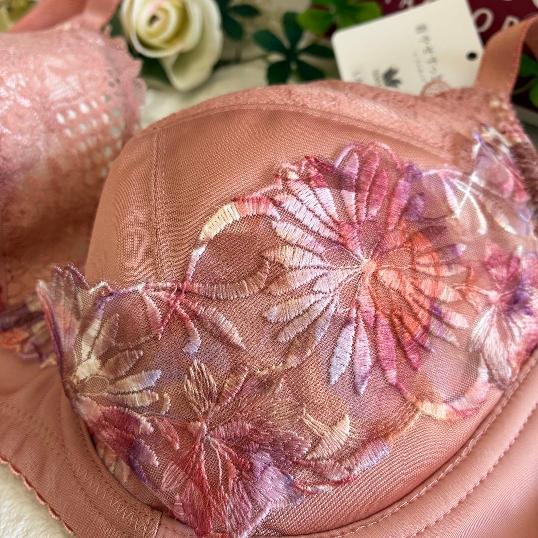 Wacoal ラゼ 着やせすっきりブラ上下セットF70❣️OR✿·͜·素敵❁⃘*.゜