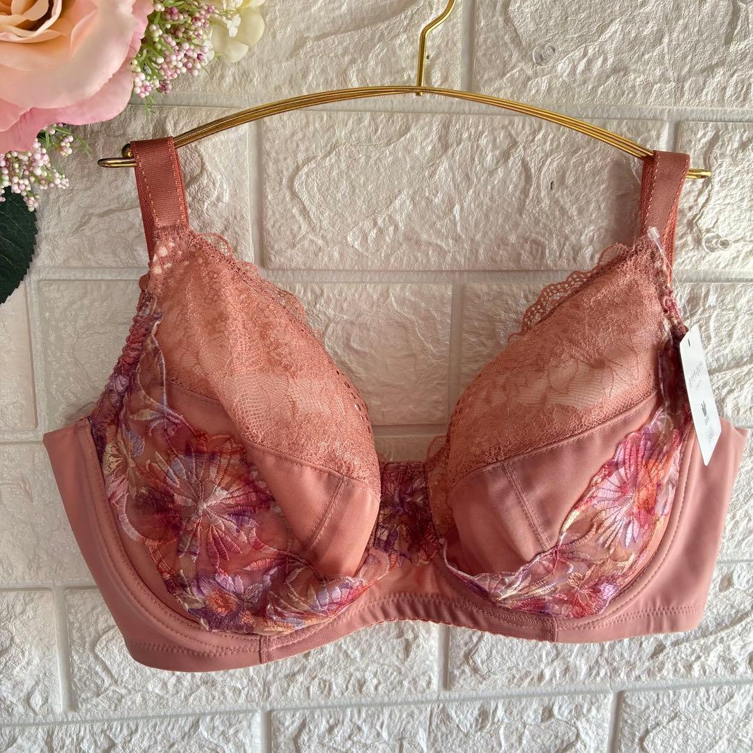 Wacoal ラゼ 着やせすっきりブラ上下セットF70❣️OR✿·͜·素敵❁⃘*.゜