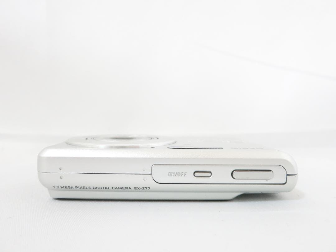 CASIO EXILIM コンパクトデジタルカメラ EX-Z77 シルバー