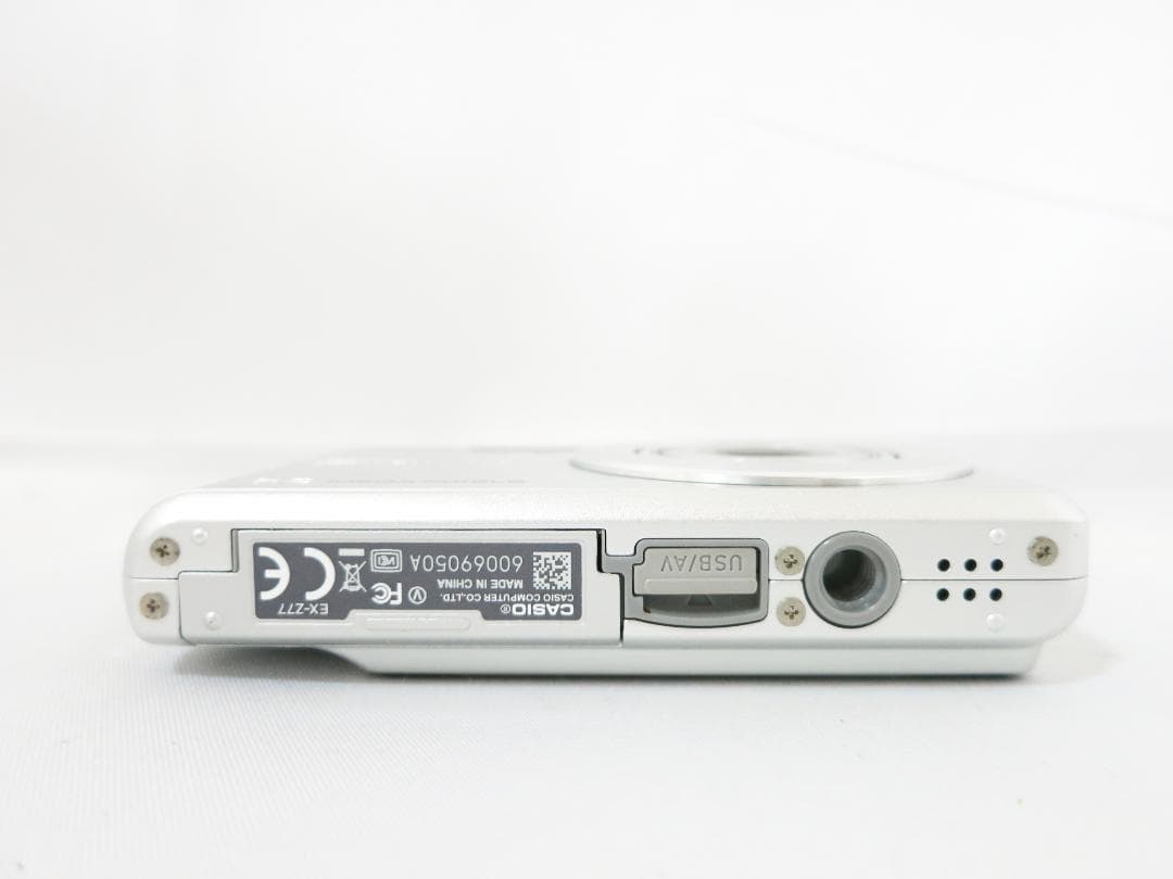 CASIO EXILIM コンパクトデジタルカメラ EX-Z77 シルバー