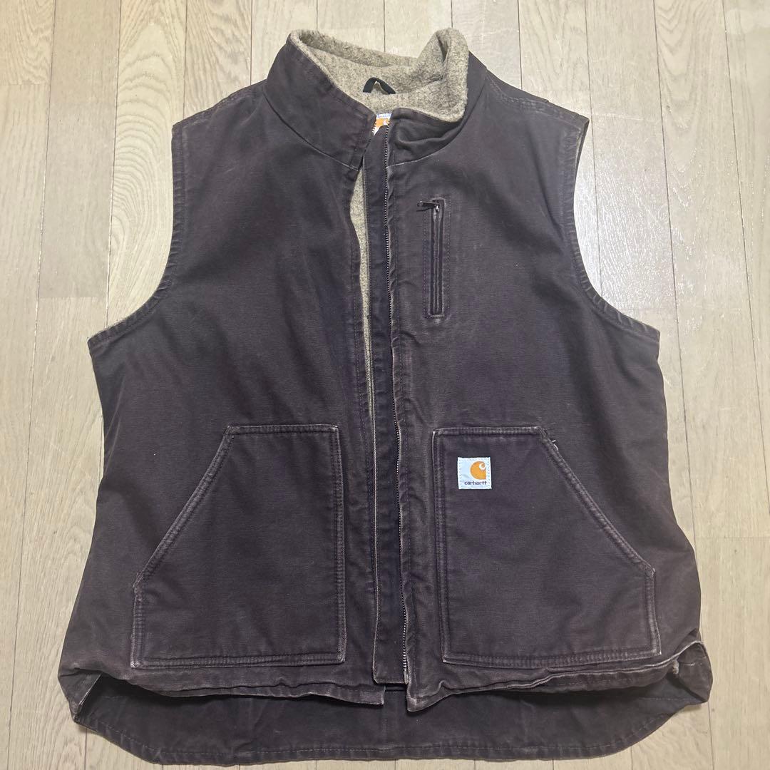 Carhartt ダークブラウン ベスト