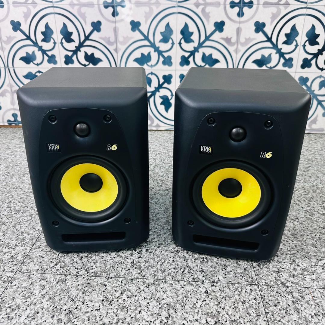 希少　KRK　ケーアールケー　R6　アクティブスピーカー　ペア