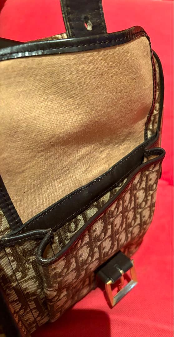 Dior トロッター柄ボストンバッグ