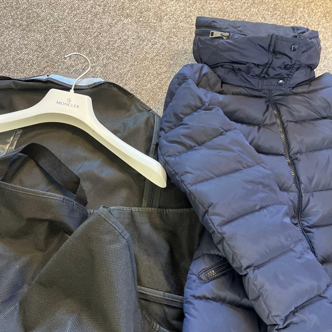 コムサのダウンとMoncler フラメッテダウンジャケット ネイビー　0