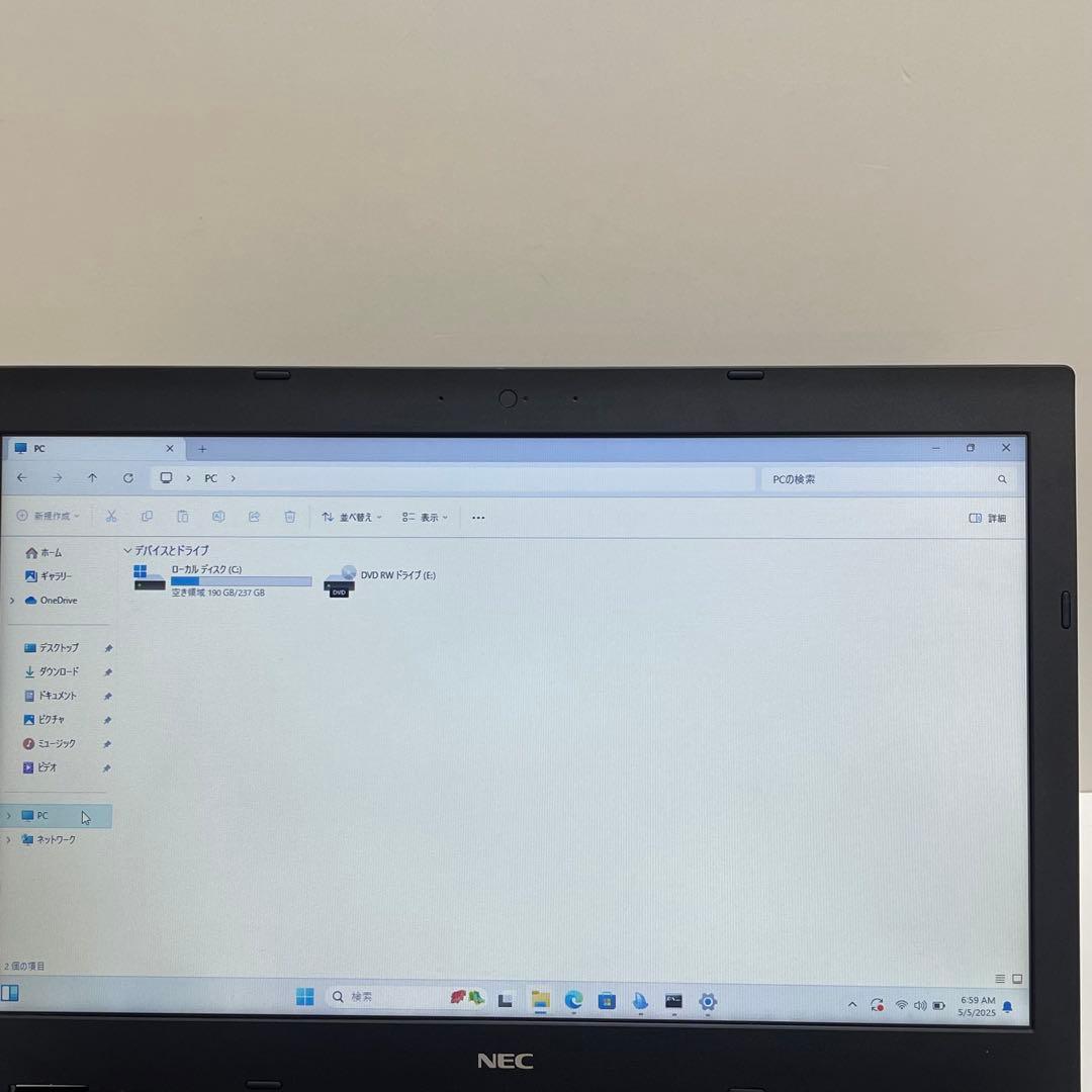 #797 NEC VersaPro VD-3 i7-8650U Office付き