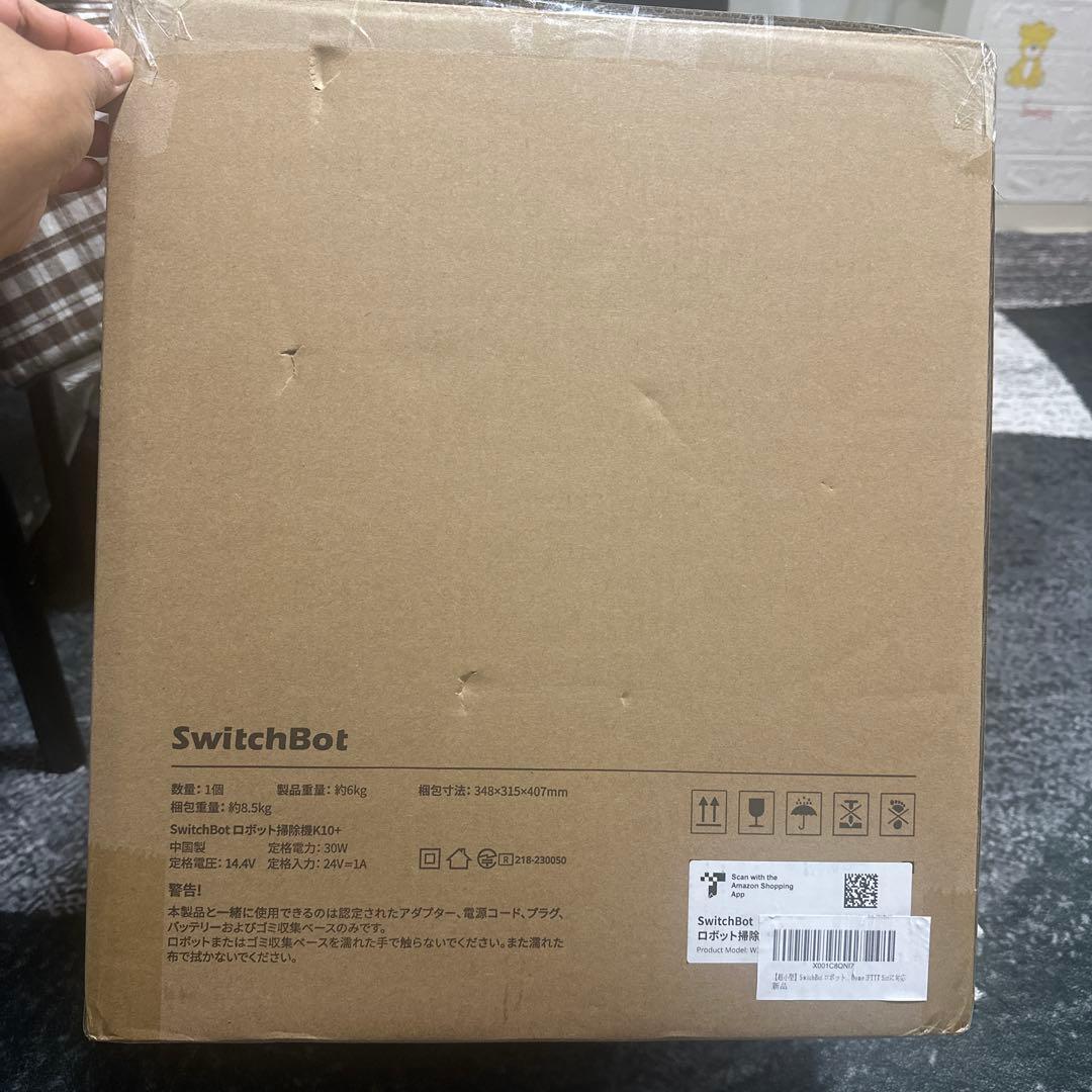 新品SwitchBotロボット掃除機 K10+自動ゴミ収集水拭対応Alexa対応