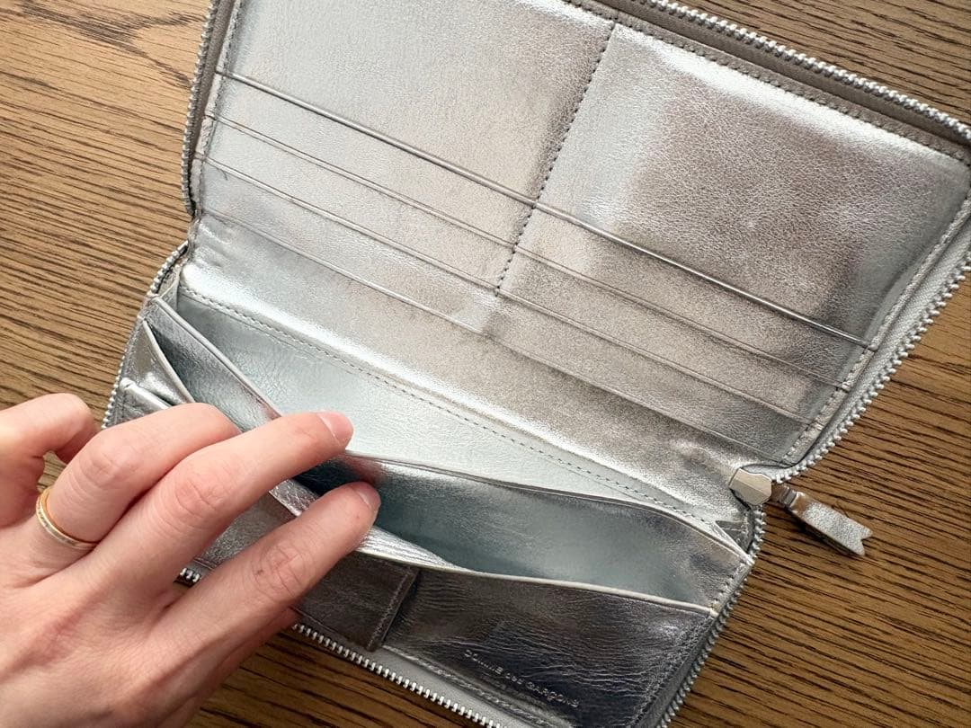 kikiさん専用　COMME des GARÇONS シルバー長財布