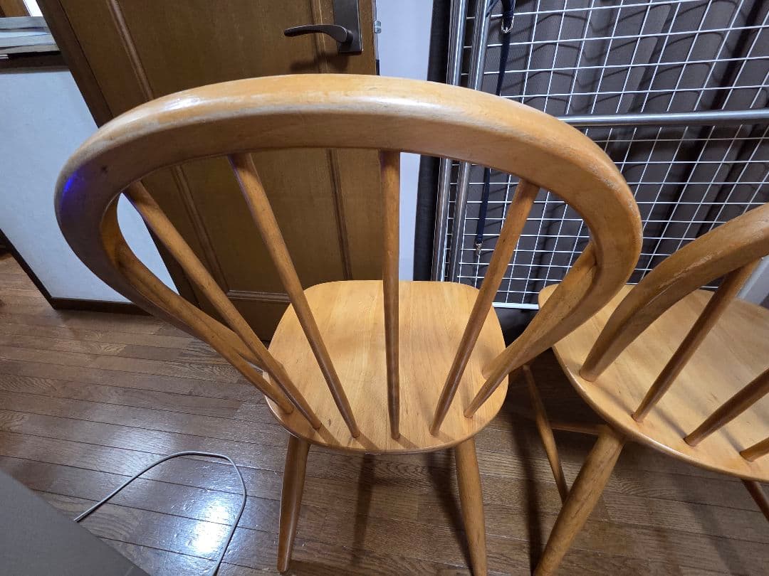 飛騨産業 キツツキ ウィンザーチェア フープバック ビンテージ ZR24138