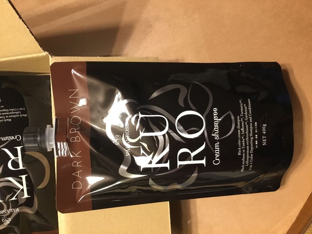バランローズ　クリームシャンプー　ダークブラウン