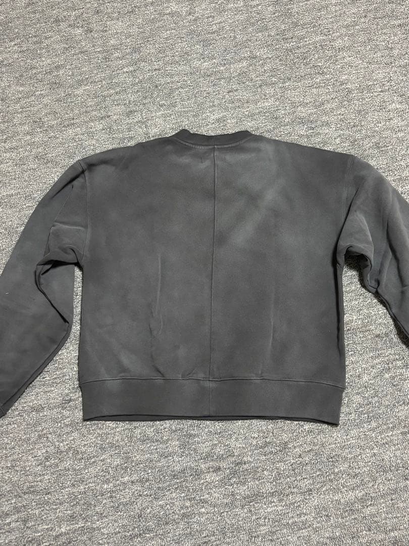 BREATH グレー クルーネックスウェット ヴィンテージ加工 BAD HOP