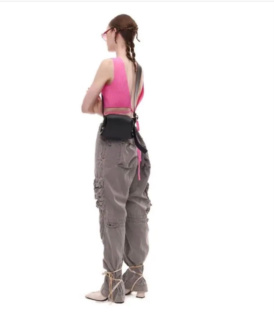 OSOI ブラックレザーバッグ