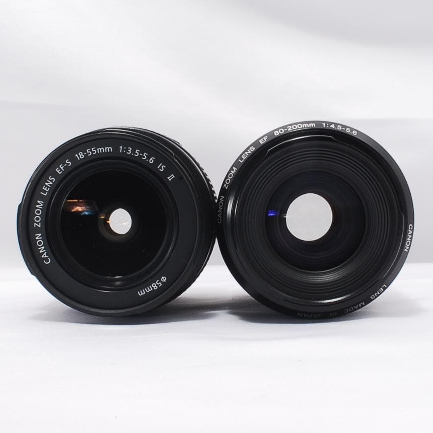 ⭐Canon kiss X4 18-55/80-200 初心者向け望遠Wズーム