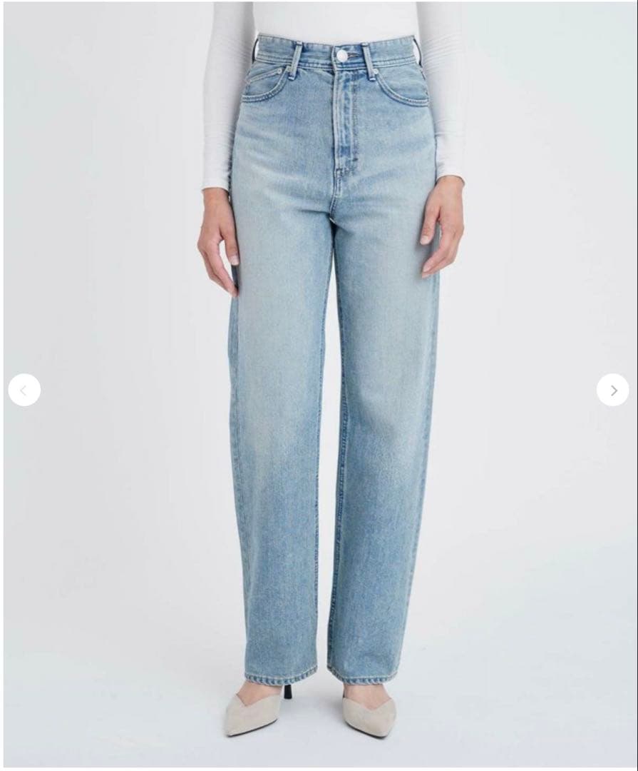 【美品】ヤヌーク yanuk ボーイズストレート\"LEA\" / TVS