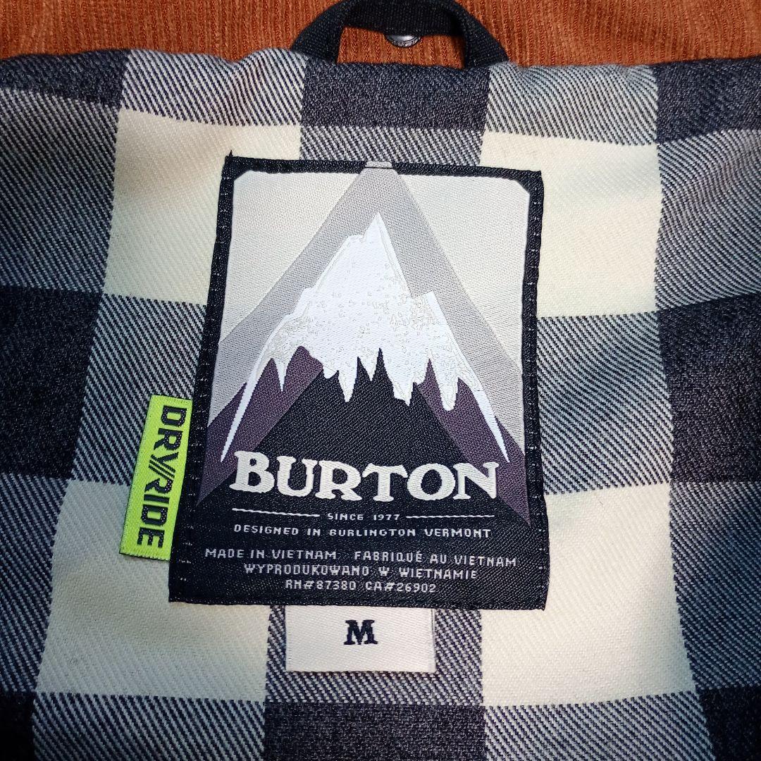 美品　BURTON　バートン　スノボウェア　スノボジャケット　スノーボード　М