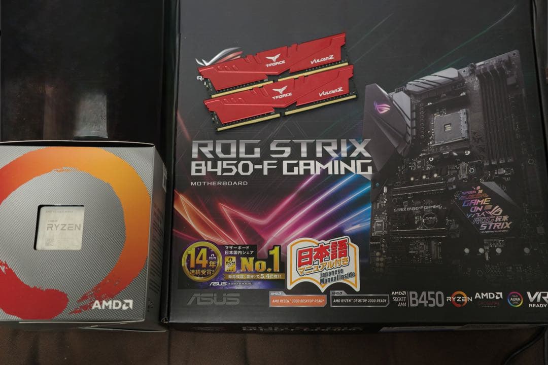 その他 ROG STRIX B450-F GAMING + AMD Ryzen3600x