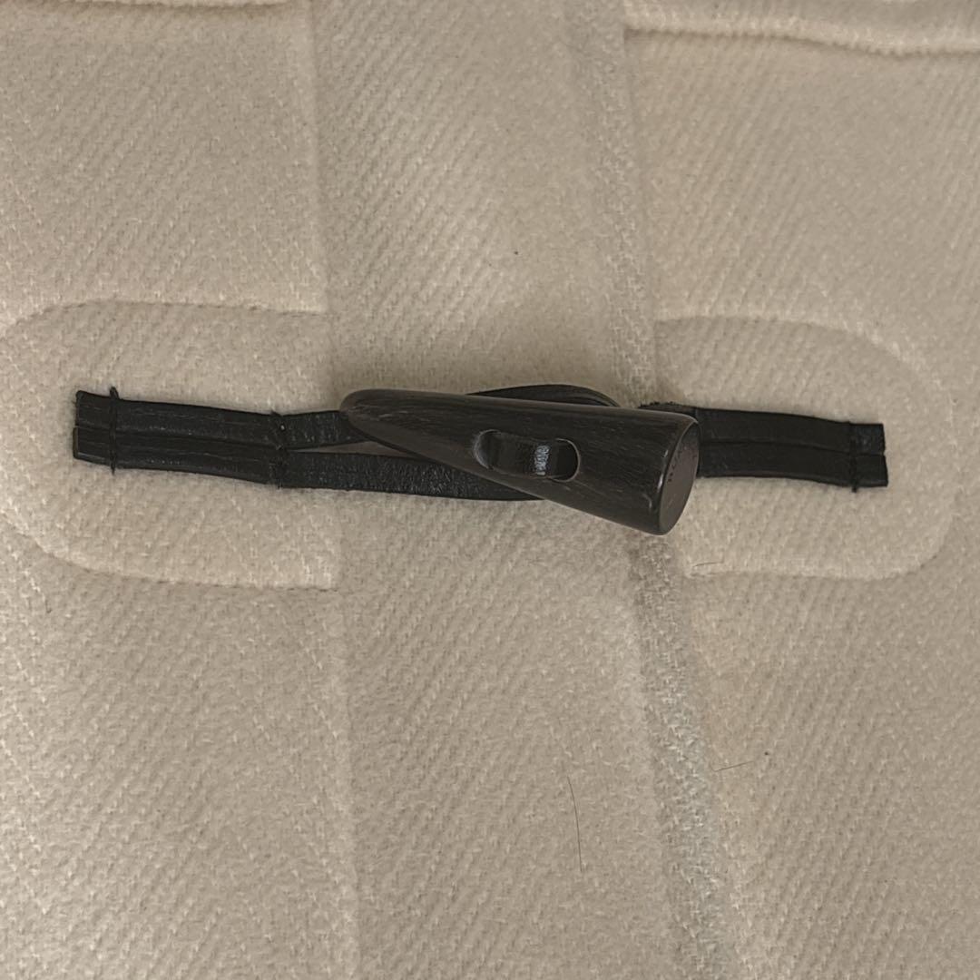 バーバリーロンドン ダッフルコート ヘリンボーン クリーム色