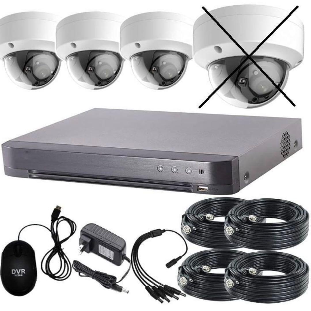 防犯カメラ 3台セット DVR