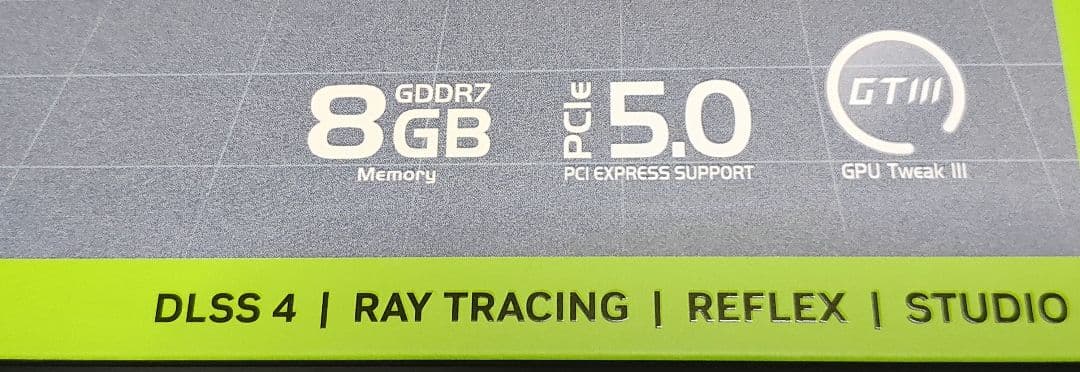 グラフィックボード・グラボ・ビデオカード ASUS GeForce RTX5060Ti 8GB