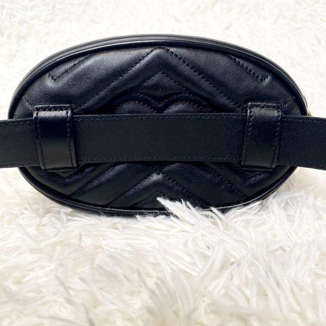 【極美品】GUCCI グッチ ボディバッグ ウエストポーチ マーモント GG