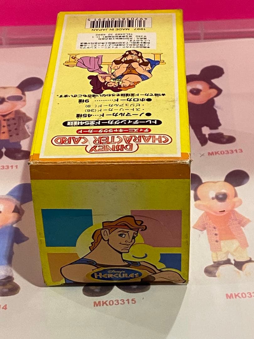 Aランク品★絶版97'ディズニーキャラクターカード1BOX新品未展示物★