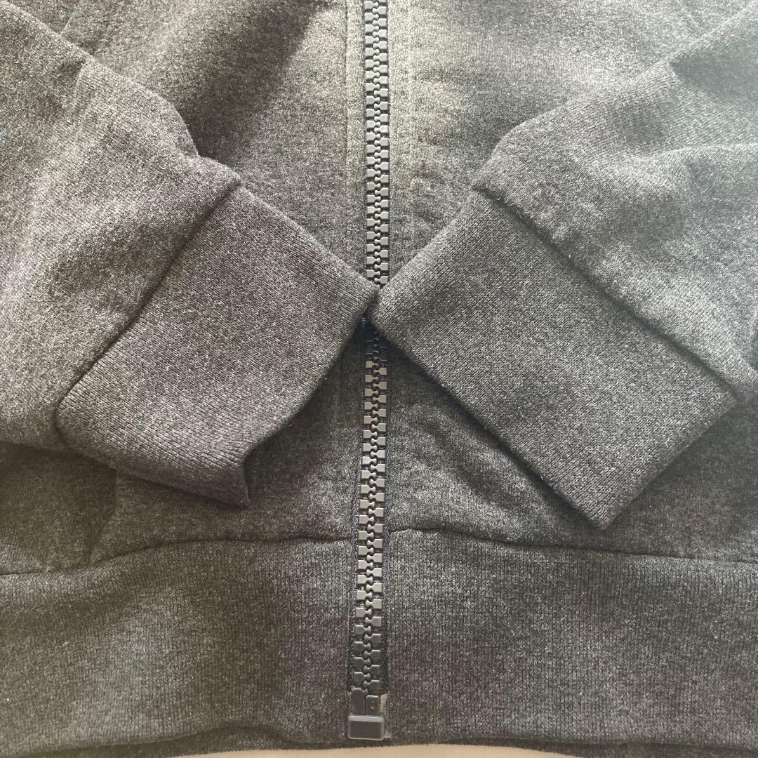 極希少　ラフバイラフシモンズ　ジップパーカー　Missing　ワッペン　灰色　S