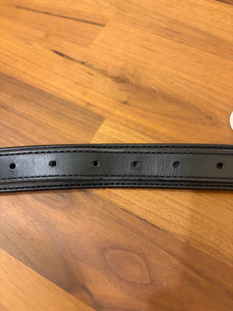 小物 LEMAIRE MINIMAL WESTERN BELT BLACK 90