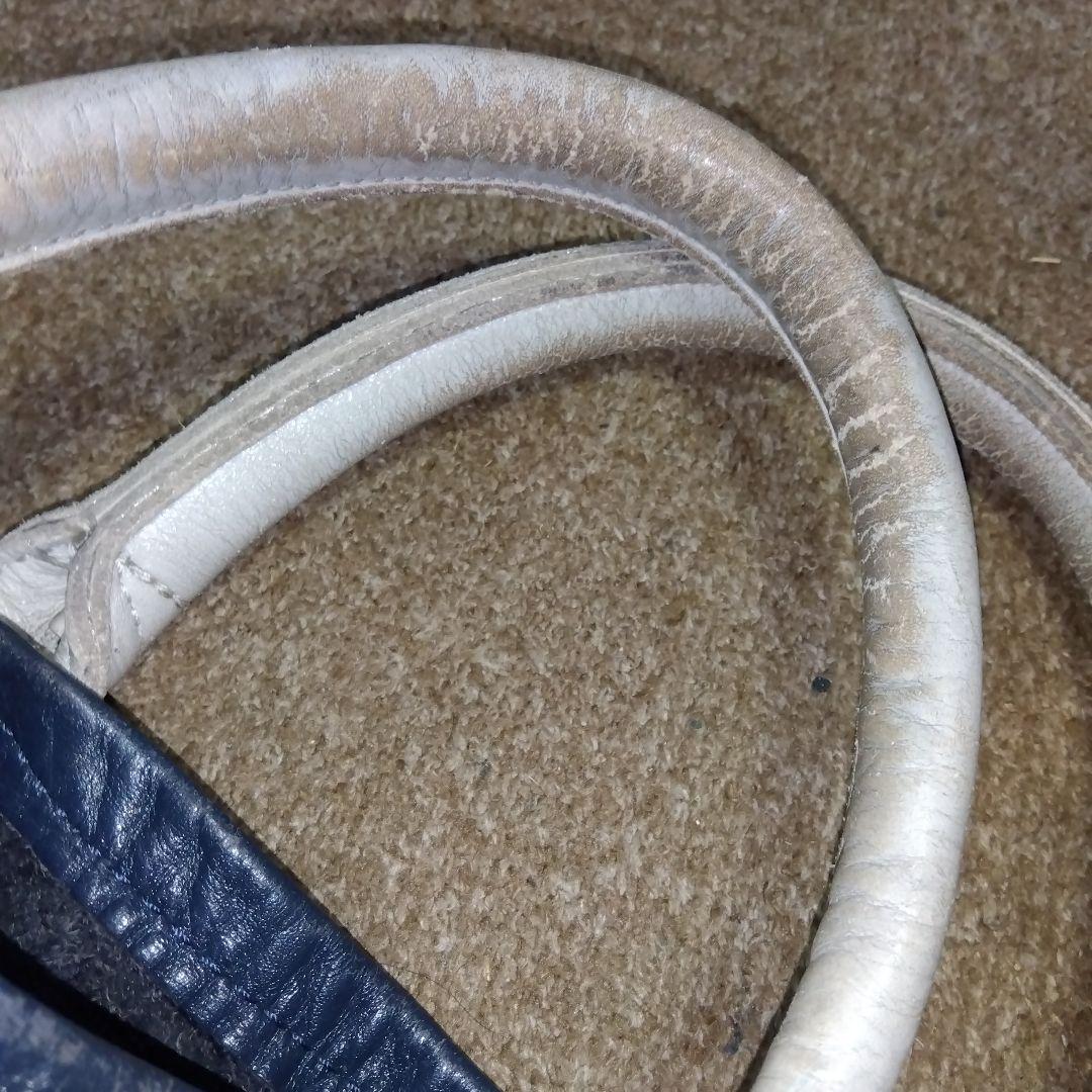 VANSON トートバッグ ネイビー