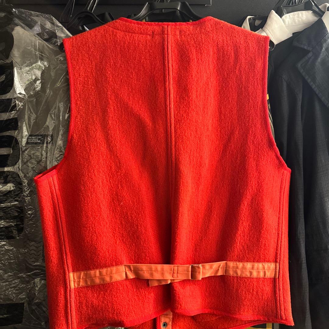 新品　YAMANE BROWN'S BEACH JACKET 赤ベスト