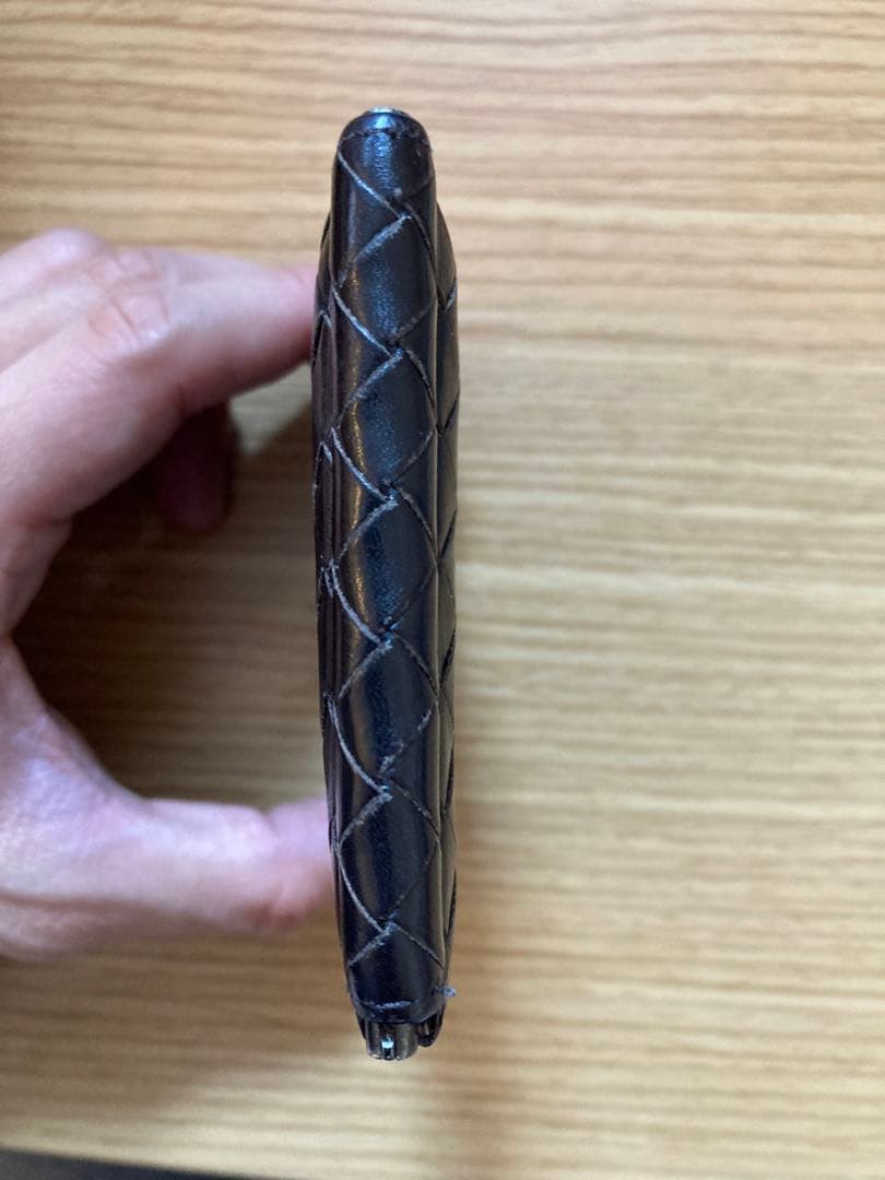 【中古品】Bottega Veneta ボッテガ 財布 マネークリップ ブラウン