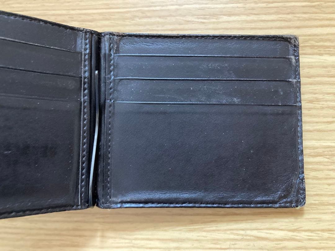 【中古品】Bottega Veneta ボッテガ 財布 マネークリップ ブラウン