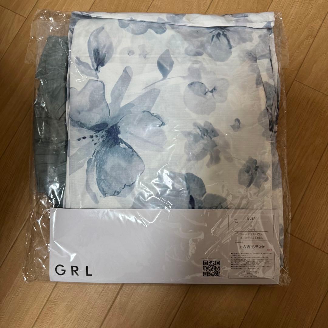 【即発送可能】3点セット2Way水彩花柄浴衣セット[fy027]