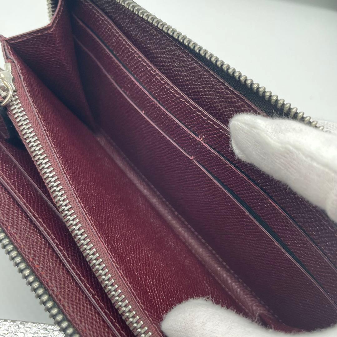 【美品】 GIVENCHY ジバンシー レザー ラウンドファスナー 長財布w5