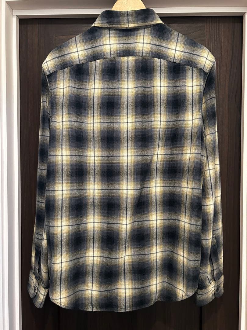 新品未使用　スーパーレア　RRL ダブルアールエル　シャドーオンブレ　シャツ