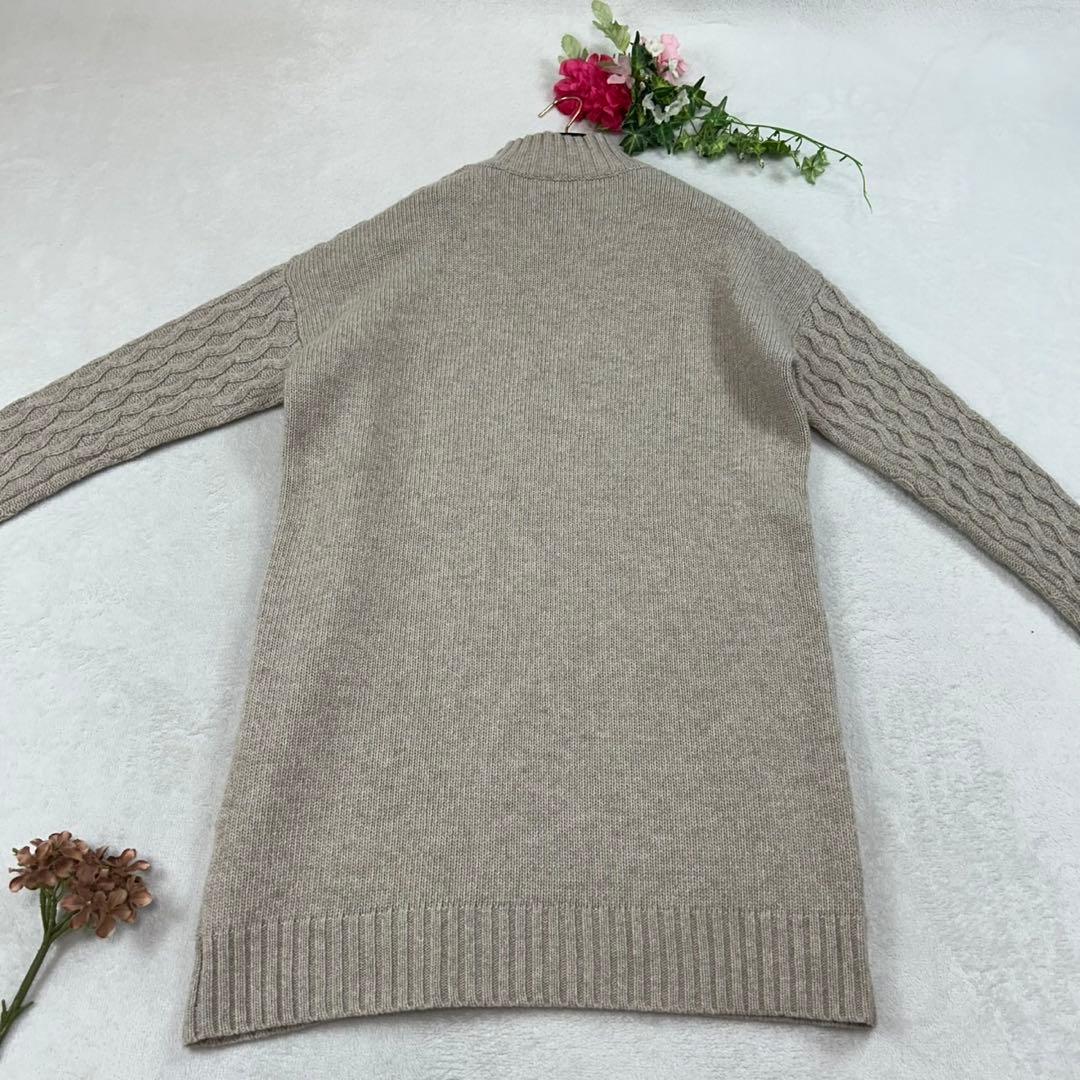 K679 美品 L ウィークエンドマックスマーラ ニット ベージュ レディース